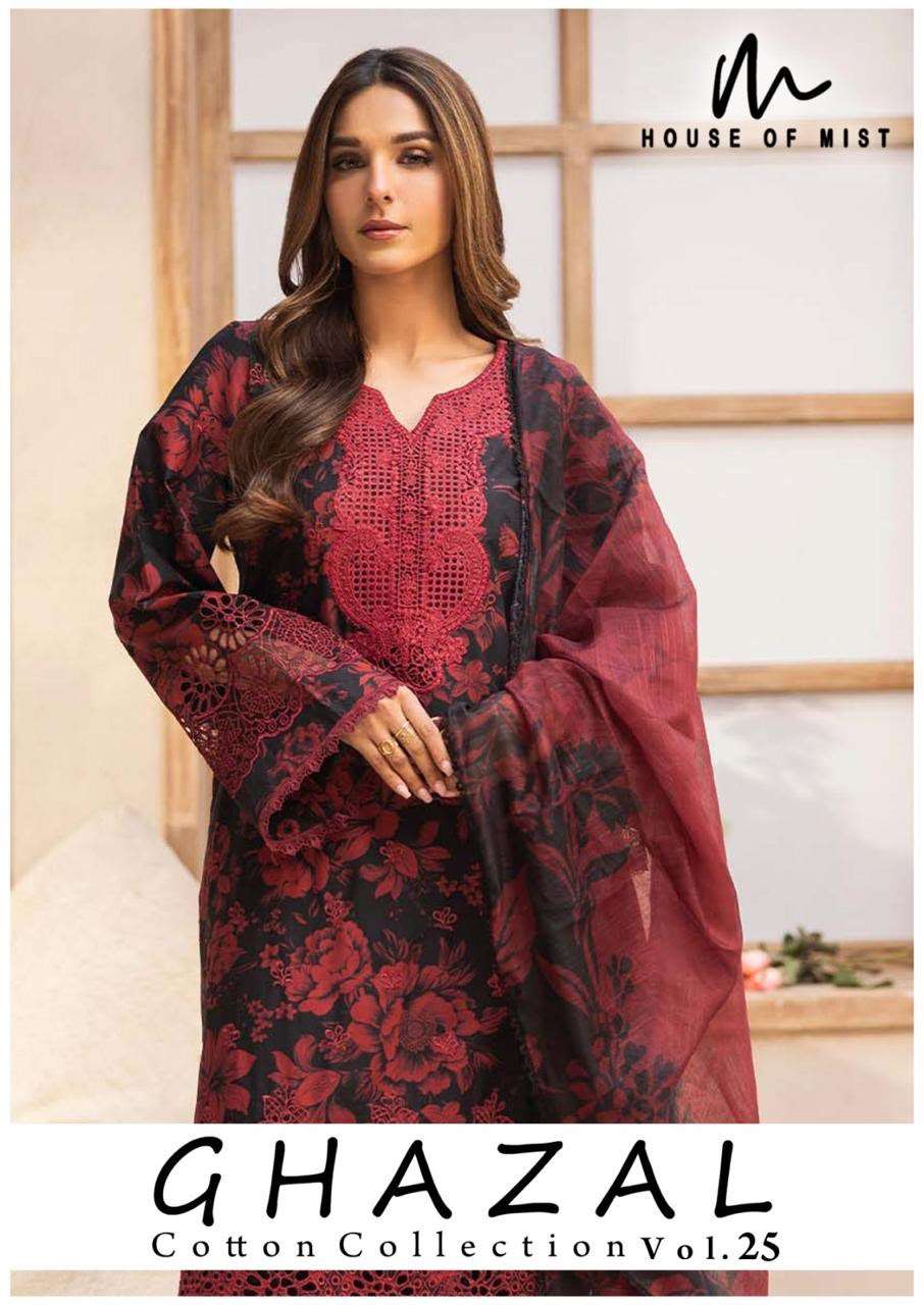 GHAZAL COTTON COLLECTION VOL - 25 BY HOUSE OF MIST